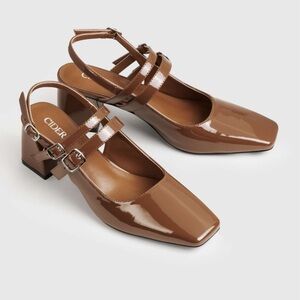 Cider Point Toe sling backs